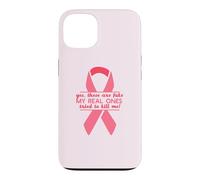 Oui, CE sont des Faux, Mes Vrais Ont ESSAYÉ DE ME Tuer Funny Meme Coque pour iPhone 13