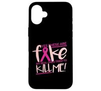 Oui, CE sont des Faux, Mes Vrais Ont ESSAYÉ DE ME Tuer Funny Meme Coque pour iPhone 16 Plus