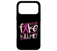 Oui, CE sont des Faux, Mes Vrais Ont ESSAYÉ DE ME Tuer Funny Meme Coque pour iPhone 17 Pro Max