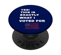 Oui ! C'est ce Que J'Ai voté pour Le président Pro-républicain PopSockets PopGrip Adhésif