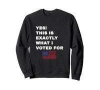 Oui ! C'est ce Que J'Ai voté pour Le président Pro-républicain Sweatshirt