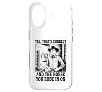Oui C'est Exact et Le Cheval Que tu as monté sur Cowboy Coque pour iPhone 17