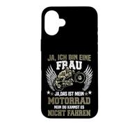 « Oui, C'est ma Moto Nein tu Peux ne Pas Conduire. Coque pour iPhone 16 Plus