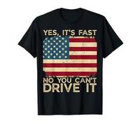 Oui C'est Rapide Non tu ne Peux Pas Le Conduire Speed Funny Car Driver T-Shirt