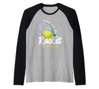 Oui, C'est Un Joueur de Tennis Racket Science Manche Raglan