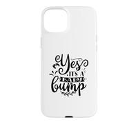 Oui, C'est Une Bosse de bébé drôle, Maman, mère, Jolie Grossesse Coque pour iPhone 15 Plus