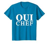 Oui Chef A Funny Chef Line Cook Foodie Français T-Shirt