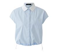 Oui - Chemise Courte - Femme - Blouses et Chemises - Bleu - Taille: 38 FR