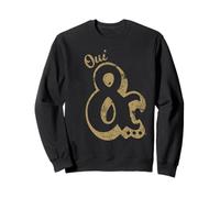 Oui et, Big Yes Ampersand, Comédie d'improvisation française Sweatshirt