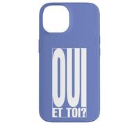 Oui Et Toi Phrase Française Typographie Minimaliste Coque pour iPhone 14