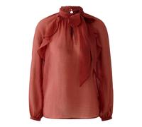 Oui, Femme, Blouses et Chemises, Rouge, Taille: 44 FR Blouse à Manches Ballon Raglan