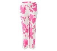 Oui, Femme, Pantalons, Rose, Taille: 44 FR Cropped Pantalons