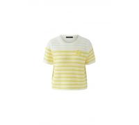 Oui, Femme, Pulls, Multicolore, Taille: 38 FR Pull Rayé à Manches Courtes