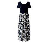 Oui, Femme, Robes, Noir, Taille: 40 FR A-Shape Maxi Dress
