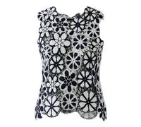 Oui, Femme, Tops, Noir, Taille: 42 FR Hauts sans manches