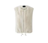 OUÍ Gilet aspect fourrure beige | 34