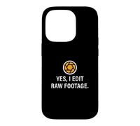 Oui I Edit Raw Footage Montage de Films drôles pour Un éditeur vidéo Coque pour iPhone 14 Pro