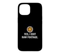 Oui I Edit Raw Footage Montage de Films drôles pour Un éditeur vidéo Coque pour iPhone 15