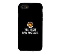 Oui I Edit Raw Footage Montage de Films drôles pour Un éditeur vidéo Coque pour iPhone SE (2020) / 7/8