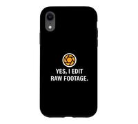 Oui I Edit Raw Footage Montage de Films drôles pour Un éditeur vidéo Coque pour iPhone XR