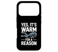 Oui, il Fait Chaud pour Une Bonne Raison. Plongée sous-Marine Amusante Coque pour iPhone 17 Pro