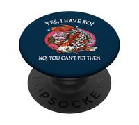 Oui, J'Ai des koï, Non, tu ne Peux Pas Les caresser PopSockets PopGrip Adhésif