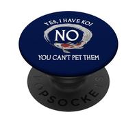 Oui, J'Ai des koï, Non, tu ne Peux Pas Les caresser PopSockets PopGrip Adhésif