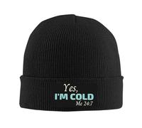 Oui, J'Ai Froid. Sweat-Shirt 24:7. Homme Femme Bonnets Hiver Confortable Bonnet De Trawler Souple Skull Cap pour Course À Pied Randonnée Sport