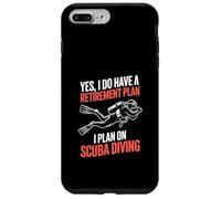 Oui J'Ai Un Plan de Retraite Je prévois de la plongée sous-Marine Coque pour iPhone 7 Plus/8 Plus