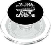 Oui J'Ai Un Plan de Retraite Je prévois de pêcher au Chat Poisson-Chat PopSockets PopGrip pour MagSafe