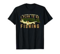 Oui J'Ai Un Plan Retraite Je Prévois D'aller Pêcher T-Shirt