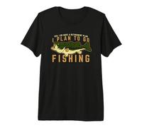 Oui J'Ai Un Plan Retraite Je Prévois D'aller Pêcher T-Shirt Haut de Gamme