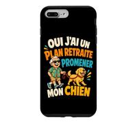 Oui J'Ai Un Plan Retraite Promener Mon Chien Coque pour iPhone 7 Plus/8 Plus