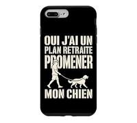 Oui J'Ai Un Plan Retraite Promener Mon Chien Coque pour iPhone 7 Plus/8 Plus