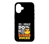 Oui, J'Ai Vraiment Besoin de Tous Ces Canards en Caoutchouc Funny Duck Lover Coque pour iPhone 16