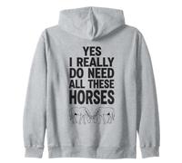Oui J'Ai Vraiment Besoin de Tous Ces Chevaux Sweat à Capuche