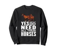 Oui, J'Ai Vraiment Besoin de Tous Ces Chevaux Sweatshirt