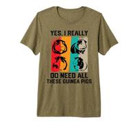 Oui, J'Ai Vraiment Besoin de Tous Ces cochons d'Inde, Cochon T-Shirt Haut de Gamme