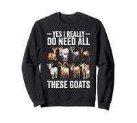 Oui, J'Ai Vraiment Besoin de Toutes Ces chèvres - Goat Lover Farmer Sweatshirt