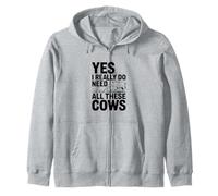 Oui, J'Ai Vraiment Besoin de Toutes Ces Vaches, Un drôle d'amoureux de la Ferme Sweat à Capuche