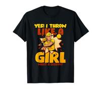 Oui, Je Lance comme si Une Fille Voulait Une leçon T-Shirt