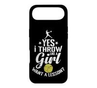 Oui, Je Lance comme Une Fille Veut Une leçon de Softball Coque pour iPhone Air
