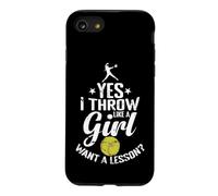 Oui, Je Lance comme Une Fille Veut Une leçon de Softball Coque pour iPhone SE (2020) / 7/8