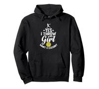 Oui, Je Lance comme Une Fille Veut Une leçon de Softball Sweat à Capuche