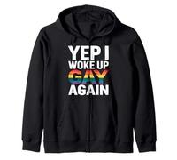 Oui, je me suis réveillé gay à nouveau : Funny Pride Sweat à Capuche