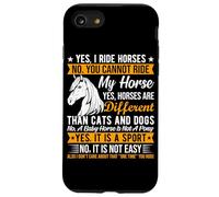 Oui, Je Monte à Cheval Non, Vous ne Pouvez Pas Monter à Cheval Oui, Les Chevaux Le sont Coque pour iPhone SE (2020) / 7/8