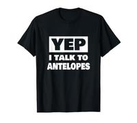 Oui, Je Parle à des antilopes, Un Dicton drôle d'antilope T-Shirt Graphique avec Valeur