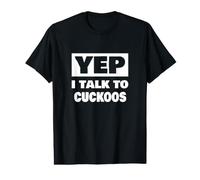 Oui, Je Parle à des coucous, Un Dicton drôle de Coucou T-Shirt Graphique avec Valeur