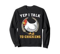 Oui Je Parle à Mes Poulets Sweatshirt