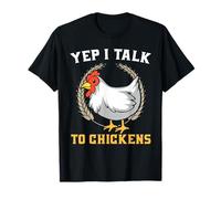Oui Je Parle à Mes Poulets T-Shirt